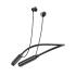 WiWU GB01 Flex Wireless Earphones, Bluetooth 4.2, HIFI Clear Voice, Long Life Battery, up to 30 Hours Music Time - Black